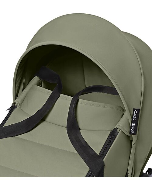 Stokke Newborn Carrycot 0+ - Olive - for YOYO Stroller Pram Systems