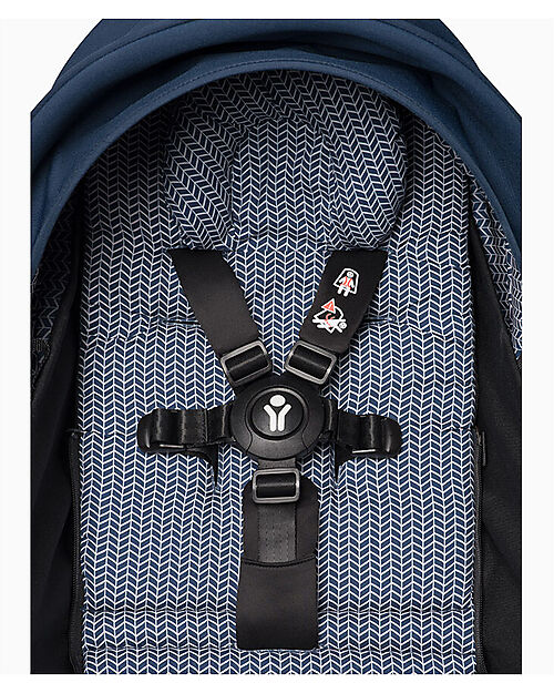 Stokke Newborn Kit 0+ for BABYZEN YOYO 2 - Blue Air France Lights Strollers