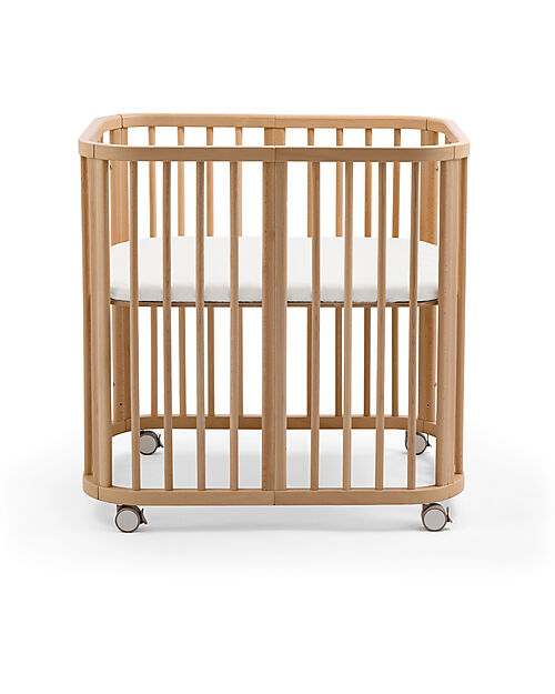 Stokke Nighti Mini Evolutive Crib - Natural - Beech Wood Cots and Cotbeds