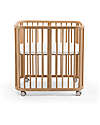 Stokke Nighti Mini Evolutive Crib - Natural - Beech Wood Cots and Cotbeds