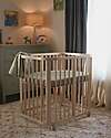 Stokke Nighti Mini Evolutive Crib - Natural - Beech Wood Cots and Cotbeds