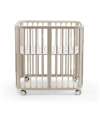 Stokke Nighti Mini Evolutive Crib - Vanilla White - Beech Wood Cots and Cotbeds