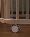 Stokke Nighti Mini Evolutive Crib - Vanilla White - Beech Wood Cots and Cotbeds