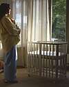 Stokke Nighti Mini Evolutive Crib - Vanilla White - Beech Wood Cots and Cotbeds