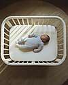 Stokke Nighti Mini Evolutive Crib - Vanilla White - Beech Wood Cots and Cotbeds