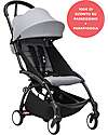 Stokke Offer YOYO3 Stroller Black Frame and Stone Seat - Raincover Included Lights Strollers