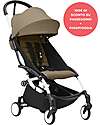 Stokke Offer YOYO3 Stroller White Frame and Toffee Seat - Raincover Lights Strollers