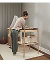Stokke Oval Sleepi Changing Table - Naturale - Included Padded Mattress - Made with Beech Wood Changing Tables