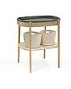 Stokke Oval Sleepi Changing Table - Naturale - Included Padded Mattress - Made with Beech Wood Changing Tables