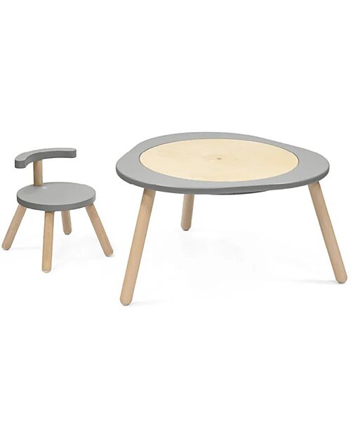 Stokke Play Table MuTable V2 - Storm Grey Tables And Chairs
