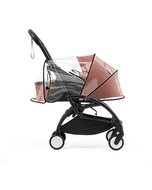Stokke Rain Cover for Newborn Pack YOYO5 Stroller - Black Rain Cover
