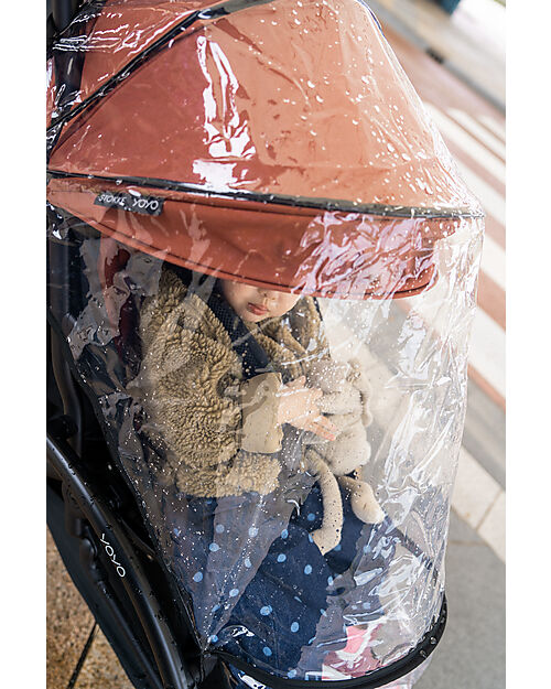 Stokke Rain Cover for Seat 6+ YOYO5 Stroller - Black Accessories