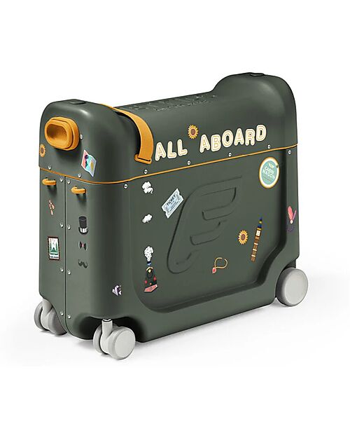 Stokke Ride On Suitcase - JetKids BedBox - Golden Olive Travel Bags
