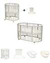 Stokke Sleepi Mini White Bed Pack - Up to 5 Years - Includes Mattress and Sheet Cribs & Moses Baskets