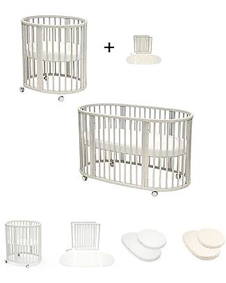 Stokke Sleepi Mini White Bed Pack - Up to 5 Years - Includes Mattress and Sheet Cribs & Moses Baskets