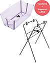 Stokke Special Offer Foldable Bathtub Flexi Bath Lavanda + Stand Baby Bath Tubs and Accessories