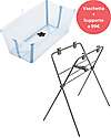 Stokke Special Offer Foldable Bathtub Flexi Bath Ocean Blue + Stand Baby Bath Tubs and Accessories