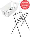 Stokke Special Offer Foldable Bathtub Flexi Bath White + Stand Baby Bath Tubs and Accessories