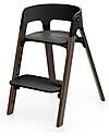Stokke Steps High Chair - Black and Warm Brown - From 6 Months High Chairs