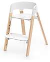 Stokke Steps High Chair - White and Natural - From 6 Months High Chairs