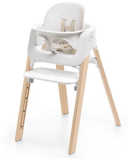 Stokke Steps High Chair - White and Natural - From 6 Months High Chairs