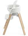 Stokke Steps High Chair - White and Natural - From 6 Months High Chairs