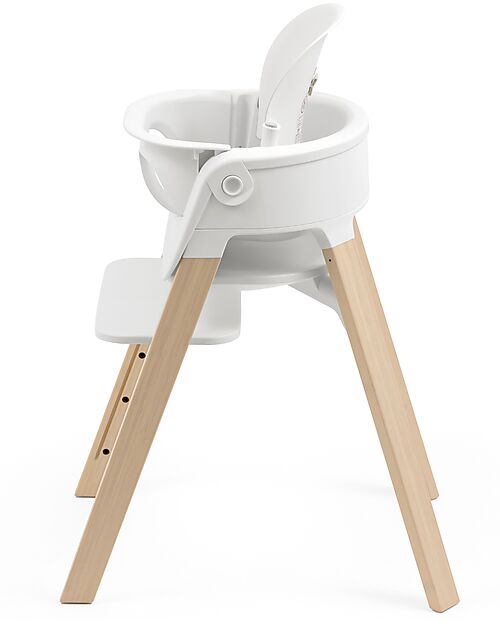 Stokke Steps High Chair - White and Natural - From 6 Months High Chairs