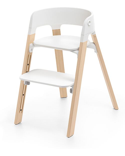 Stokke Steps High Chair - White and Natural - From 6 Months High Chairs