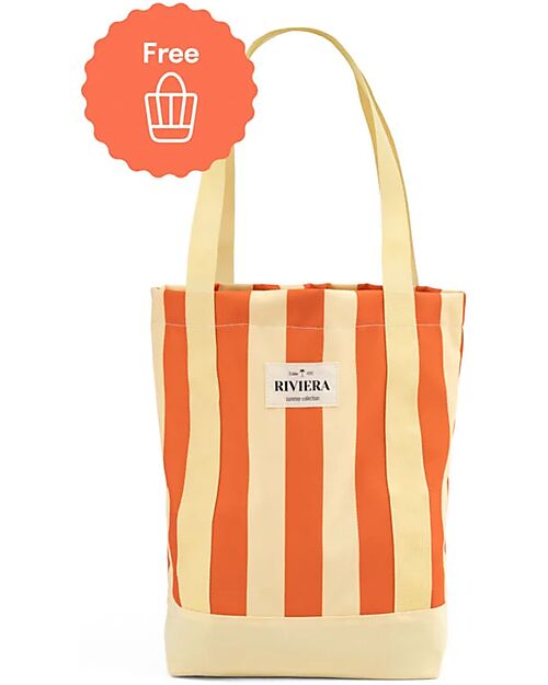 Stokke Summer Kit Riviera Collection - Capri - Stroller Cover for YOYO3 + Free Sunshade and Bag Lights Strollers