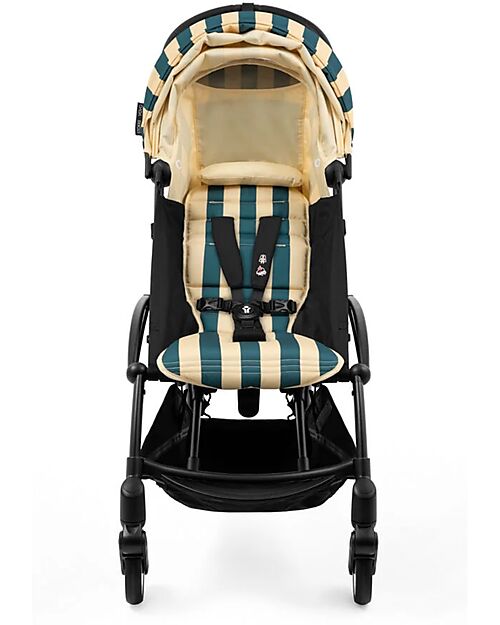 Stokke Summer Kit Riviera Collection - Monaco - Stroller Cover for YOYO3 + Free Sunshade and Bag Lights Strollers