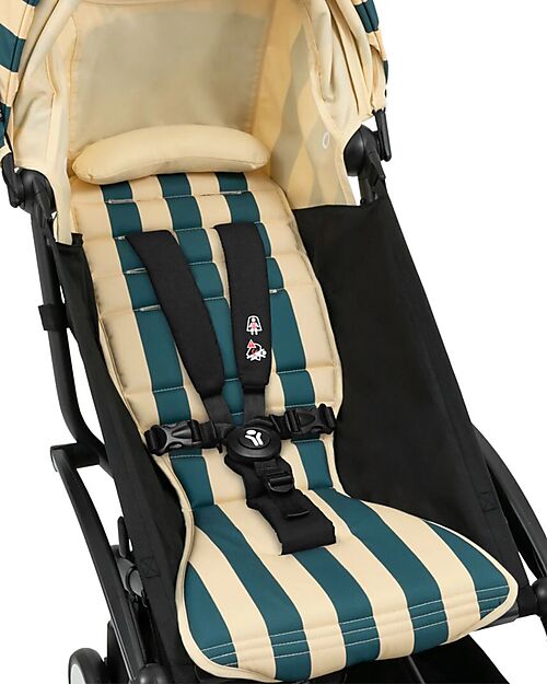 Stokke Summer Kit Riviera Collection - Monaco - Stroller Cover for YOYO3 + Free Sunshade and Bag Lights Strollers