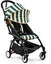 Stokke Summer Kit Riviera Collection - Monaco - Stroller Cover for YOYO3 + Free Sunshade and Bag Lights Strollers
