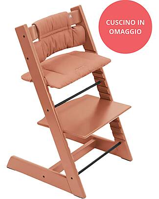 Stokke Terracotta Tripp Trapp + Terracotta Cushion for Free! High Chairs