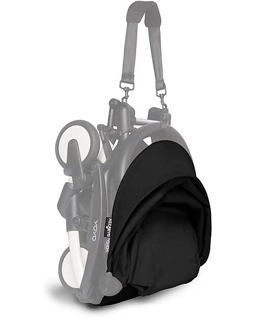 Stokke Textile Set for BABYZEN Stroller YOYO 2 - 6+ months - Black Cover and Frame