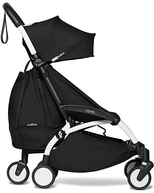 Stokke Textile Set for BABYZEN Stroller YOYO 2 - 6+ months - Black Cover and Frame