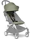 Stokke Textile Set for BABYZEN Stroller YOYO 2 - 6+ months - Olive Cover and Frame
