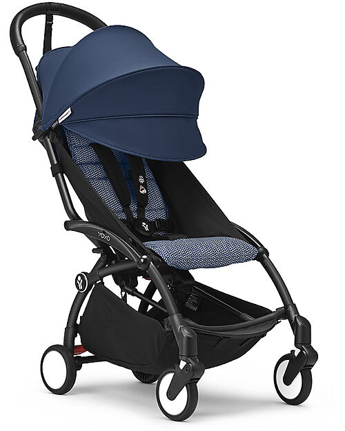 Stokke Textile Set for Stroller YOYO3 - 6+ months - Air France Blue Lights Strollers