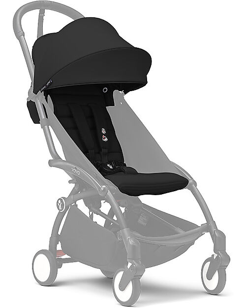 Stokke Textile Set for Stroller YOYO3 - 6+ months - Black Lights Strollers