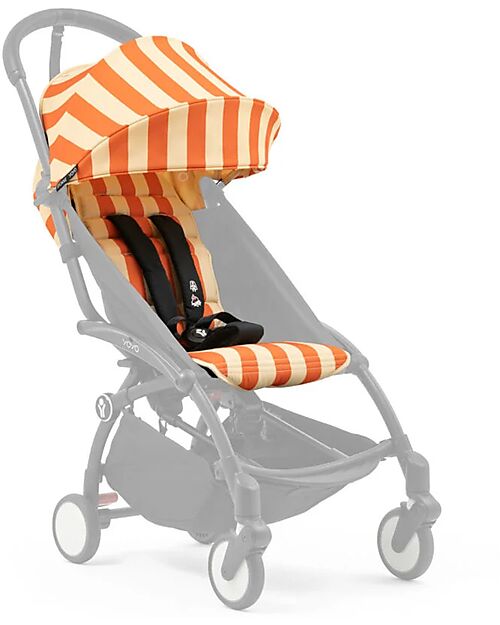 Stokke Textile Set for Stroller YOYO3 - 6+ months - Capri - Riviera Collection Lights Strollers