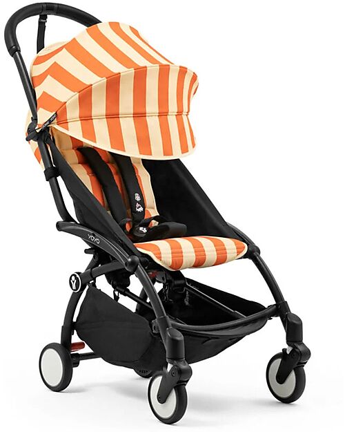 Stokke Textile Set for Stroller YOYO3 - 6+ months - Capri - Riviera Collection Lights Strollers