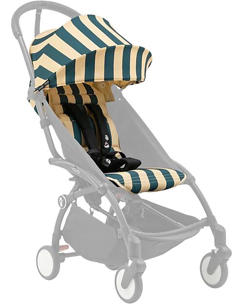 Stokke Textile Set for Stroller YOYO3 - 6+ months - Monaco - Riviera Collection Lights Strollers