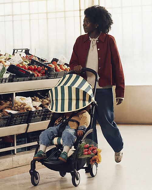 Stokke Textile Set for Stroller YOYO3 - 6+ months - Monaco - Riviera Collection Lights Strollers