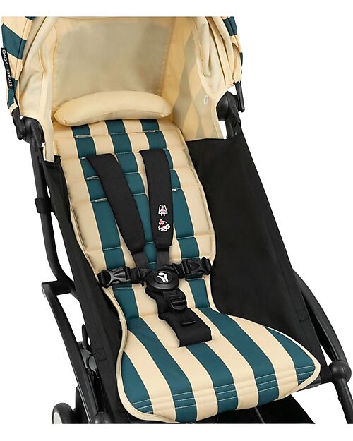 Stokke Textile Set for Stroller YOYO3 - 6+ months - Monaco - Riviera Collection Lights Strollers