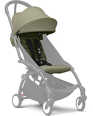 Stokke Textile Set for Stroller YOYO3 - 6+ months - Olive Lights Strollers