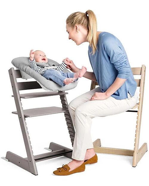 Stokke Tripp Trapp Evolutive Chair - Black - Oak Wood High Chairs