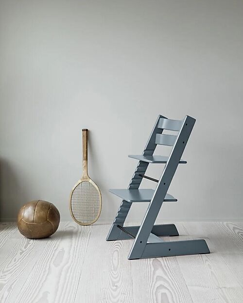 Stokke Tripp Trapp High Chair - Fjord Blue - Beech Wood High Chairs