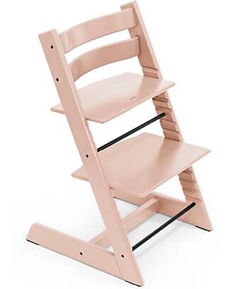 Stokke Tripp Trapp High Chair - Serene Pink - Beech Wood High Chairs