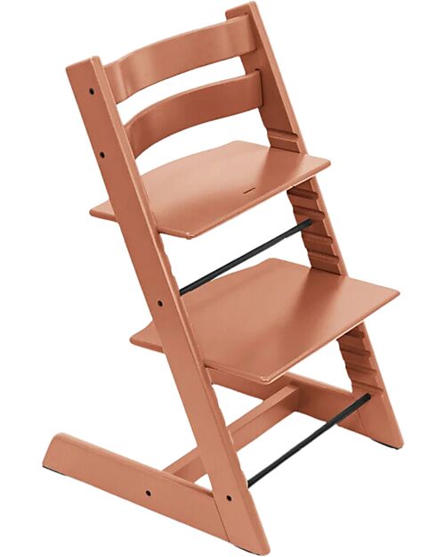 Stokke Tripp Trapp High Chair - Terracotta - Beech Wood High Chairs