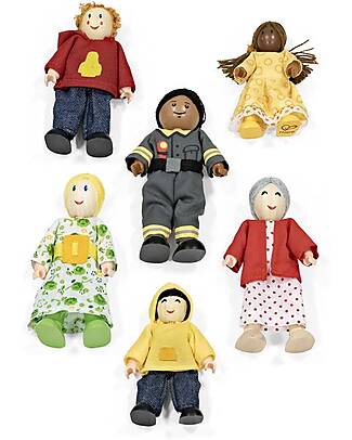 Stokke Wooden Dolls for Dolls House - For MuTable Play Table - Tables And Chairs