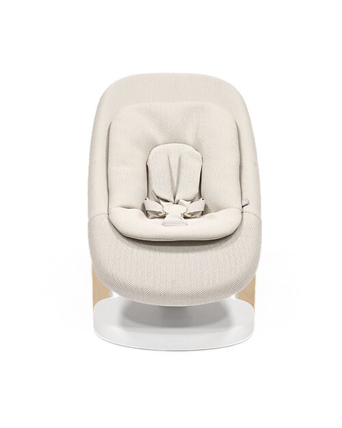 Stokke Yoga Baby Bouncer and Swing - Light Sand - Dual Motion Bouncers